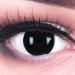 Funnylens 1 pair of colored black crazy fun blind black year contact lenses.Top quality for Halloween and carnival with free contact lens containers without strength!