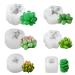 Actvty 6Pcs Succulent Silicone Molds - Cactus Flower Plants Molds for Cake Decorating  Fondant  Chocolate  Handmade Candle  Wax Melt  Soap  Epoxy Resin 6 Pcs