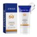 Face Sunscreen SPF 50+ PA+++ No Sticky Tinted Sunscreen for Face Lightweight Long Lasting Travel Size Sunscreen Cream Waterproof Face Moisturizer Hydrating Facial Sunscreen Lotion for Women Men