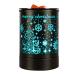 Enaroma Christmas Wax Warmer Black Wax Melter for Scented Wax Fragrance Electric Oil Melter Cube Tart Burner for Home Decor Black christmas