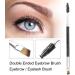 Salmue Double-Sided Eyebrow Pin & Brush Set | Eyebrow Comb & Spiral Lash Brush for Precision Grooming - Buy Online on GoSupps.com