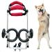 Dog Wheelchair Dog Wheelchair for Back Legs to Help Pets Regain Walking Ability Pet Wheelchair Lightweight 2 Wheels Dog Wheelchair Portable XS widened - Buy Online on GoSupps.com