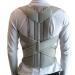 DFHBFG Alloy Bar Posture Corrector Trainer Waist Shoulder Back Brace Clavicle Support Slouching Hunching Adjustable(S Code) S code Gray