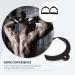 POPETPOP 4 Pcs Sports Handle Convenient Workout Handle Exercise Resistance Bands Cable Attachment Silicon Cable Machine Exercise Supply Metal Cable Instrument Replaceable Plastic Fitness Blackx3pcs 18x16cmx3pcs - Buy Online on GoSupps.com
