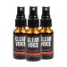 Clear Voice Vocal Throat Spray - Singing Ease & Voice Clarity Fast Acting Herbal Oral Remedy for Singers Speakers Performers - Soothing Moisturizer Relief USA Made (Tropical Punch 3 pack)