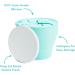 Munchkin C'est Silicone Baby Weaning Pot | Collapsible Snack Catcher & Food Storage Container - Mint - Buy Online on GoSupps.com