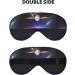 Cosmic Saturn Adjustable Blackout Sleep Eye Mask - Unisex Perfect for Travel Yoga Home & Office Naps - Buy Online on GoSupps.com