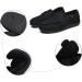 NVBHOF Men's Adjustable Closure Swollen Feet Slippers - Black - Wide Shoes for Elderly Men with Arthritis, Edema & Diabetes - Buy Online on GoSupps.com