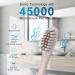HAXAYOLO Rechargeable Electric Toothbrush with 8 Brush Heads, 6 Cleaning Modes, Smart Timer - Pink - Buy Online on GoSupps.com