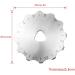 Abuff 45mm Serrated Rotary Cutter Blades Set - 10 Pcs with Storage Case | Perforating Rotary Replacement Blade for Crochet Edge Projects & Fleece | Compatible with 45mm Rotary Cutters - Buy Online on GoSupps.com