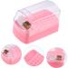 Healeved Nail Polish Head Box Charm Holder Nail Drill Bits Display Rack Nail Bit Holder Nail Drill Bit Organizer Clear Nail Supply Holder Pink Major Display Stand Women's Plastic - Buy Online on GoSupps.com