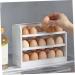 LABRIMP Refrigerator Storage Box Fridge Fillable Eggs Multi-layers Eggs Holder Egg Storage Rack Food Crisper - Buy Online on GoSupps.com