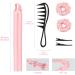 Heatless Curlers Headband DIY Styling Tool - Pink Flower Pattern Elastic Hair Band | No Heat Rollers for Long & Medium Hair - Buy Online on GoSupps.com