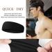 URAQT Sports Headband 2Pcs Elastic Head Bands Hairband Yoga Cotton Headbands Unisex Fitness Exercise Headwear Non-Slip Sweatband for Men and Women Sports Workout Running Cycling and Yoga 2pcs-Wide sport headband - Buy Online on GoSupps.com