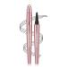 Microblading Eyebrow Pen with 4-Fork-Tip - Eye Makeup Eyebrow Tint Pen Lift & Snatch Eyebrow Pen Long-Lasting Waterproof Natural Hair-Like Brows Refined Pink Champagne(Black)