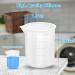 Flexible Silicone Laundry Detergent Measuring Cup - Reusable & Washable - Perfect for Liquid Detergent (2-Pack) - International Shipping Available - Buy Online on GoSupps.com