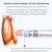 Lmeil Portable Shock Wave Equipment for Pain Relief & Muscle Relaxation | Extracorporeal ED Massage Device - Buy Online on GoSupps.com