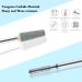URAQT 10pcs Electric Nail Drill Bits Set - Professional Cuticle Polishing Bits for Acrylic Gel Nails - Manicure Pedicure Drill Tool - Buy Online on GoSupps.com