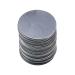 FOMIYES 100pcs Metal Stickers Metal Eyeshadow Pads Eyeshadow Case Pad Makeup Palette Round Metal Rod