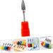 HONMEET Nail Polisher Specialty Tools Russian Manicure Drill Bits Nail Drill Tips Drill Bits Heads Cuticle Sanding Brocas Para Drill Nails Manicure Salon Supplies Kit Tungsten Steel Alloy 7x1.3cm As Shown 1 - Buy Online on GoSupps.com