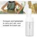 Portable Mousse Foaming Empty Bottle Refillable Travel Dispenser Container for Home Gift(100ML brush head white and transparent) - Buy Online on GoSupps.com