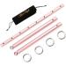 TMEOIIPY Restore Pilates Spreader Bar | Adjustable Strap + Exercise Guide | Yoga Fitness Gear | Home Pilates Bar (Rose+4DCBlack) - Buy Online on GoSupps.com