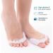 JH Silicone Toe Separator & Bunion Corrector - Hammer Toe Straighteners for Men & Women - Universal Size - 1 Pair Set - Buy Online on GoSupps.com