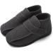Adjustable Closure Diabetic Shoes for Men | Support for Swollen Feet | 8.5 Gris - Buy Online on GoSupps.com