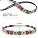 Teenitor 6pcs Rhinestone Beaded Headbands - Elastic Hair Accessories for Women & Girls | Multicolor - Buy Online on GoSupps.com