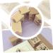 Lurrose 12 Pcs Vintage Decor Plant Vintage Stamps Wood Seal Stamp Ink Child Fleeting Time - Buy Online on GoSupps.com