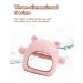 Foxin Bear Never Drop Silicone Teething Toy for Babies 6-12 Months - Pink | Infant Wrist Hand Baby Teether Pacifier for Babies Over 3 Months - Buy Online on GoSupps.com