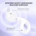 Waymaytecy Reusable Silicone Earplugs for Noise Reduction | Soft Earplugs for Sleep Travel & Work - Ideal Hearing Protection (White) - Buy Online on GoSupps.com