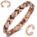 Cigmag lymphatic drainage copper bracelet women women ultra -high magnets 99% pure copper adjustable with removal tool and gift box crystal