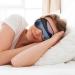 SSIMOO Lake Under Sunset Print Eye Mask | Double-Sided Soft & Light Blocking for Better Sleep Quality - Buy Online on GoSupps.com
