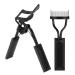 Women Eyelash Comb Curler with Dense Metal Teeth Stainless Steel Lash Separator Set Portable Manual Eye Lashes Curling Tool for Girls Easy-to-clean Black 1pc 1pc Black