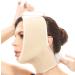 Face Mask Lifting Anti-Sagging Double Chin Reducer Cheek Neck Slimming Belt - Beige - Buy Online on GoSupps.com
