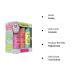 Bella & Bear Paradise Fruits Bath Salts Foot Soak - Detox Fruity Scents 2.1oz (Pack of 6) - Buy Online on GoSupps.com