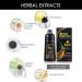 Instant 3-in-1 Hair Dye Shampoo for Women & Men - 100% Grey Coverage Herbal Formula - 500mL (Natural Black) - Buy Online on GoSupps.com