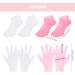 4 Pairs Silicone Moisturizing Gloves & Socks Set Anti Slip Spa Socks and Gloves 2 Colors Hands Feet Skin Care High Elasticity Reusable Gloves and Socks Dry Cracked Moisturizing Gloves Overnight - Buy Online on GoSupps.com