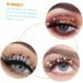 Healeved 4 Pairs Sequin False Eyelashes Sequins Lash Extensions Butterflies Sequins Lashes False Sequins Eyelashes Fake Eyelashes Colored Eyelashes Butterflies Eyelashes Glitter Eyelashes - Buy Online on GoSupps.com