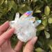 Home Decoration 80-90g White Flame Aura Quartz Crystal Cluster Specimen Chakra Stones Crystal Cluster - Buy Online on GoSupps.com
