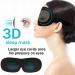 2 Pcs 3D Sleep Eye Mask for Men Women - Ideal for Nap, Travel, Night Shift - Black - Buy Online on GoSupps.com