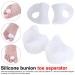 4PC Silicone Finger Corrector Gel Protector Set - Hallux Valgus Foot Care Pedicure Tool - Buy Online on GoSupps.com
