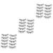 Ipetboom 30 Pairs Fake Eyelashes Lash Extension Natural Eyelashes Japanese Lashes Soft Light Reusable Black Eyelashes Eye Lashes Artificial Eyelashes False Lashes Fake Lashes Set Fiber Prom