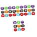 PopetPop 36 Stk Scherfinger-Daumen insert Silicone ring fingernail ring shear finger ring handles animal scissors finger rings shear finger rings made of silicone scissor rings hair protection pebble gel 2.8x2.8cmx4pcs different colors x 4 pieces