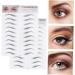 FOMIYES 6 Pcs 3d Eyebrow Stickers Makeup Stickers Imitation Eyebrow Sticker 4d Make up Transfer Stickers 1 count (Pack of 1) Blackx3pcs - Buy Online on GoSupps.com