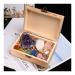 Room Decoration 11pc Natural Amethyst Cluster Quartz Crystal Specimen Stones Rough Ore Seven Stone Wooden Gift for Decoration Stone Generator Box