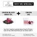 Onion Black Seed Hair Oil - 6.7 oz | Natural Ayurvedic Hair Care for Growth | Organic Onion Oil for Healthy Hair - Buy Online on GoSupps.com