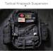 Upgraded Tactical Water Bottle Holder - Black | Molle Hydration Carrier Bag for Sports and Travel - 1 Pack - Buy Online on GoSupps.com