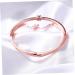 Gatuida Women's Star Cuff Bracelet - High-Quality Crystal Jewelry | Elegant Ros gold Hand Accessories (2pcs 19.5x1.2cm) - Buy Online on GoSupps.com
